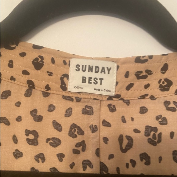 ARITZIA - Sunday Best Cosima Leopard Print Kimono - Picture 3 of 7